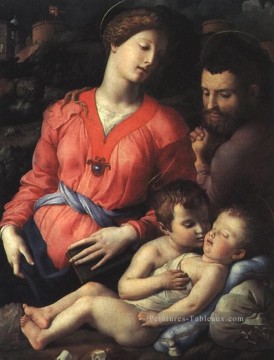 Panciatichi sainte famille Florence Agnolo Bronzino Peinture à l'huile
